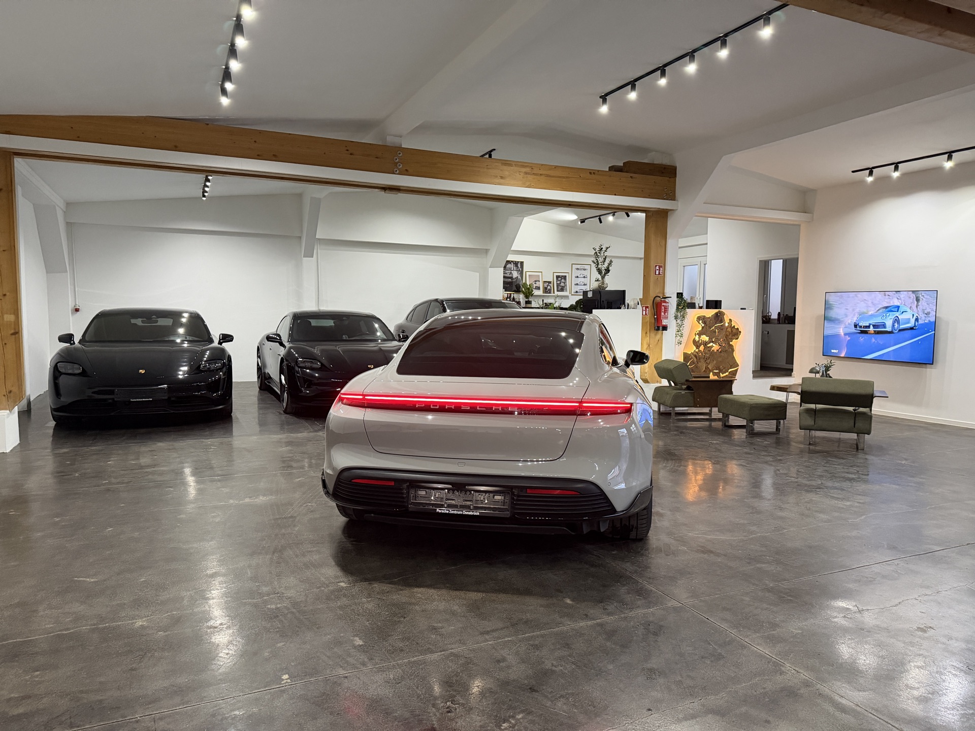 Fahrzeuge in der Ausstellung